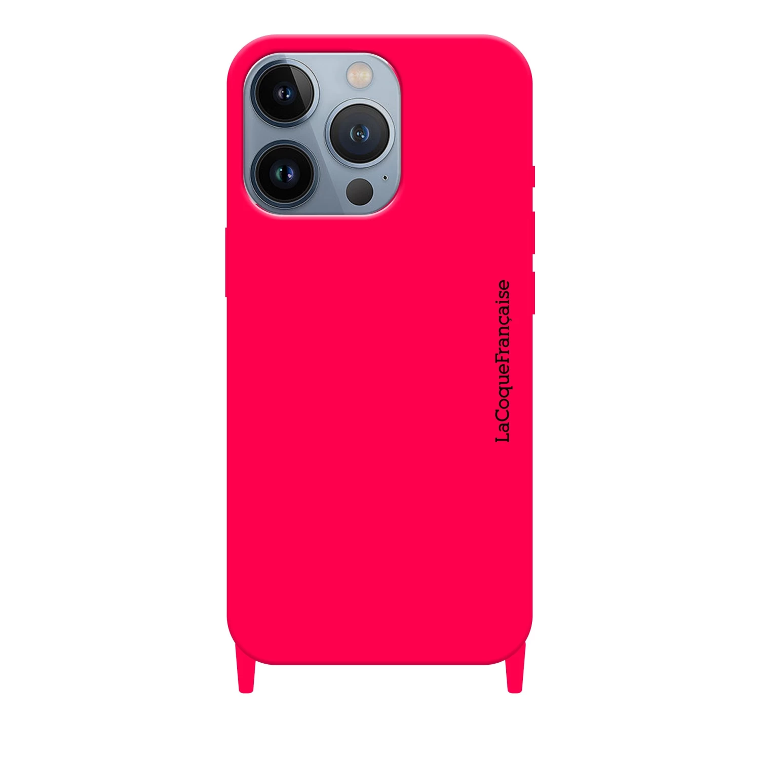 Coque Anneau Soft Touch Fuchsia