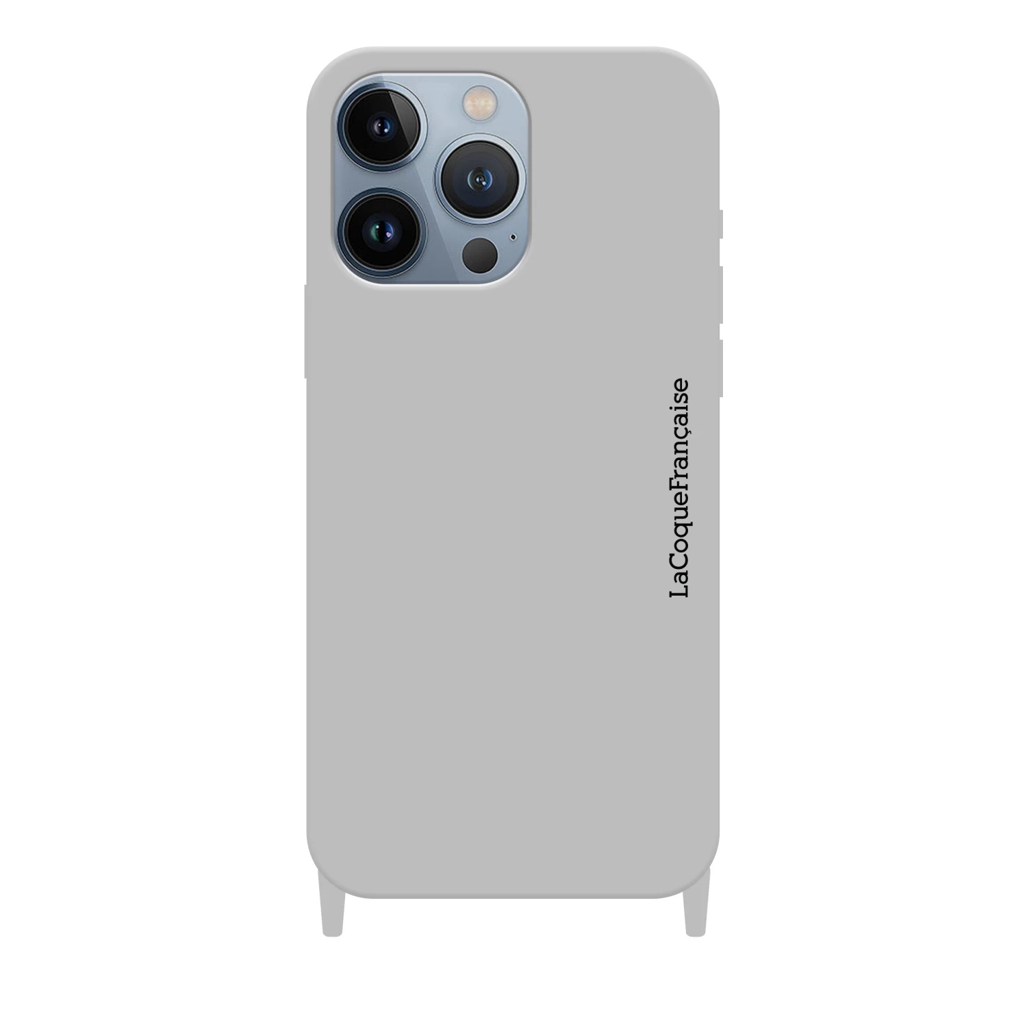 Coque Anneau Soft Touch Gris