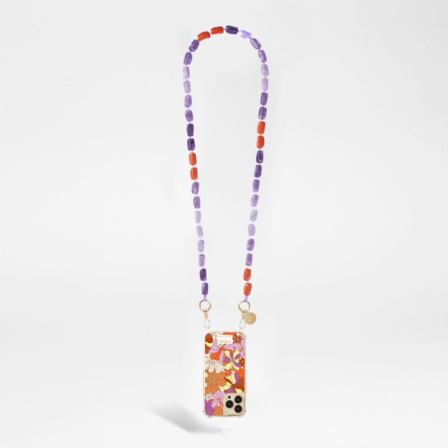 Chaine Longue Talia Violet 120 Cm