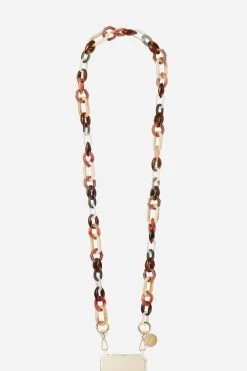 Chaine Longue Rosa Rose 120 Cm