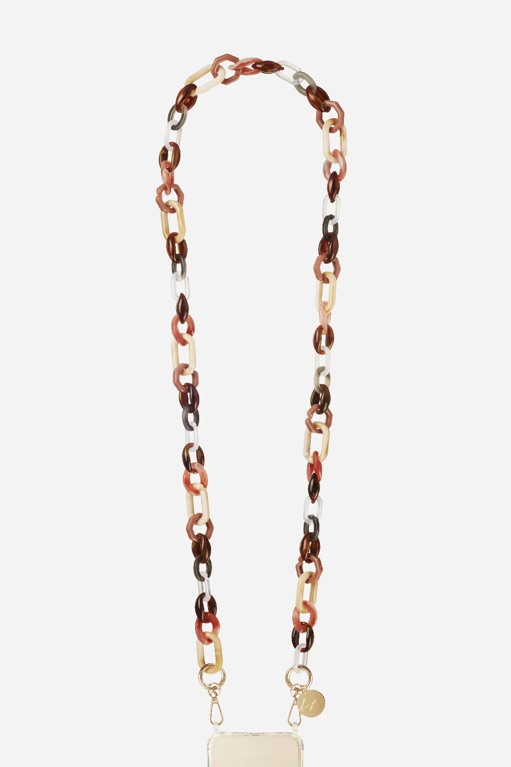 Chaine Longue Rosa Rose 120 Cm