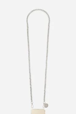 Chaine Longue Lena Argent 120 Cm