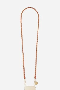 Chaine Longue Lou Camel 120 Cm