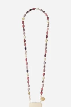 Chaine Longue Polly Rose 120 Cm