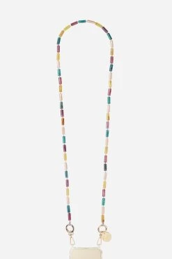 Chaine Longue Emily Vert 120 Cm