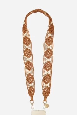 Chaine Longue Eve Camel 120 Cm