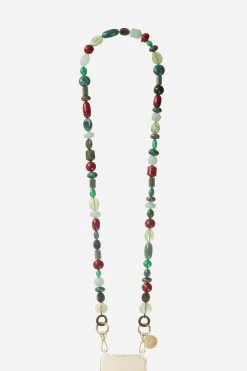 Chaine Longue Paola Vert 120 Cm