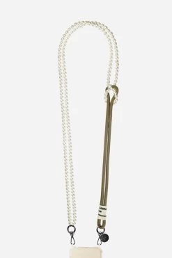 Chaine Longue Gigi Kaki 120 Cm