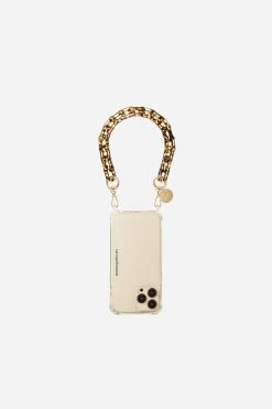 Chaine Courte Emmy Marron 40 Cm