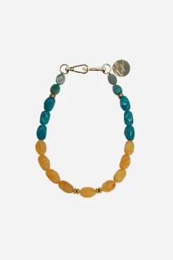 Bijoux Collier Daya Beige 40 Cm