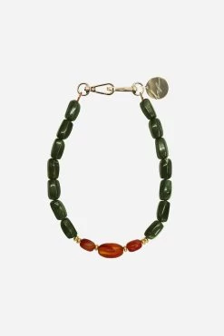 Bijoux Collier Dara Vert 40 Cm