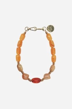 Bijoux Collier Dolly Jaune 40 Cm