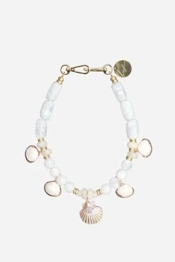 Bijoux Collier Phoebe Beige 40 Cm