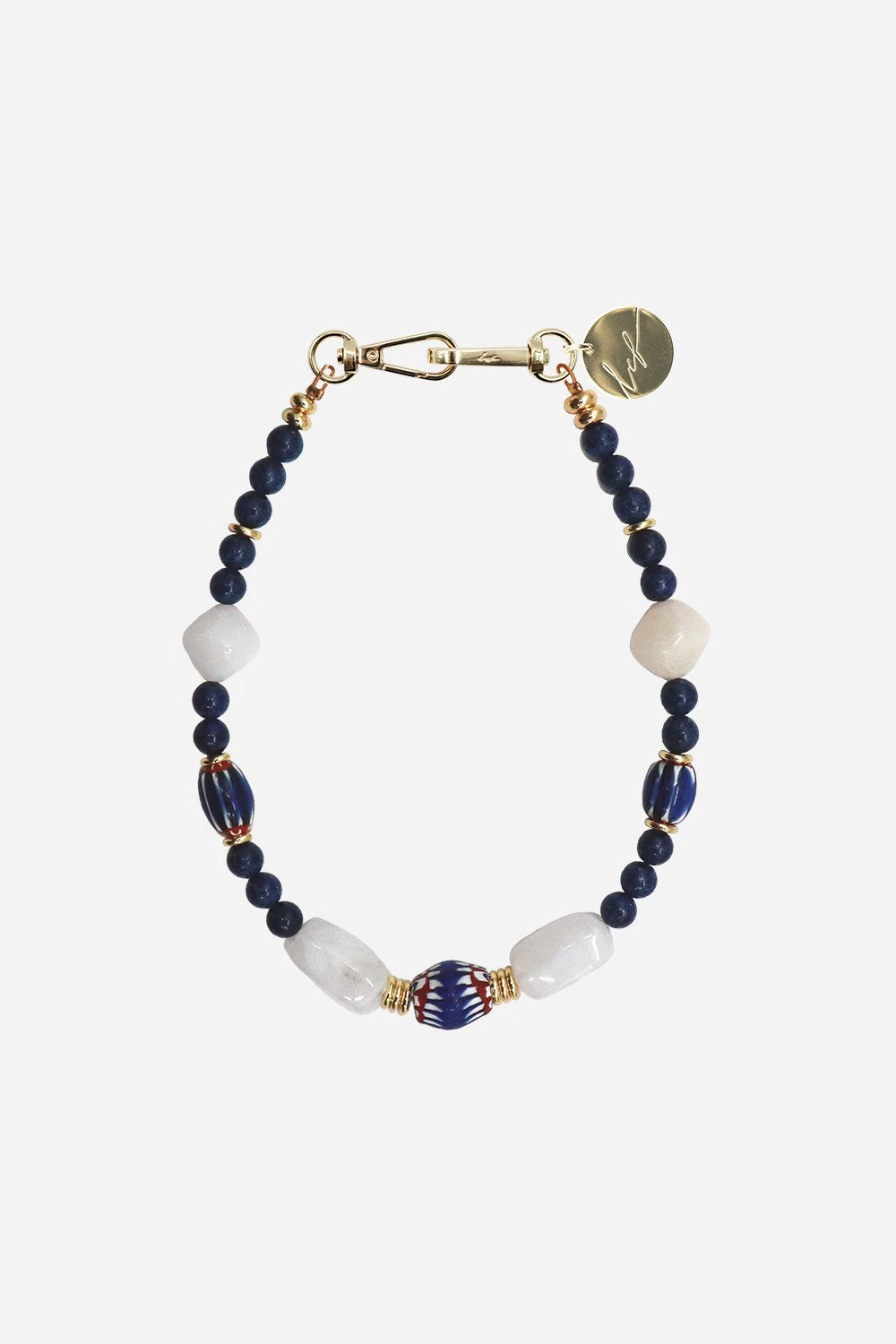 Bijoux Collier Calista Bleu 40 Cm