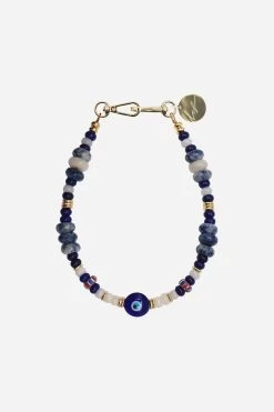 Bijoux Collier Kalliope Bleu 40 Cm