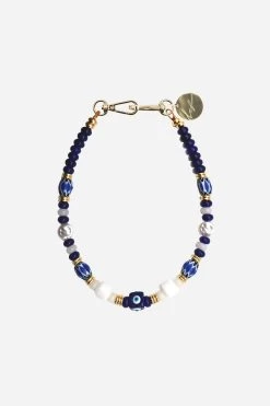 Bijoux Collier Althea Bleu 40 Cm