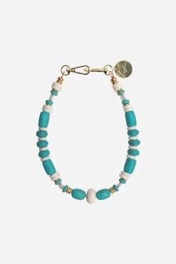 Bijoux Collier Cleo Turquoise 40 Cm