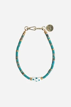 Bijoux Collier Kyra Turquoise 40 Cm