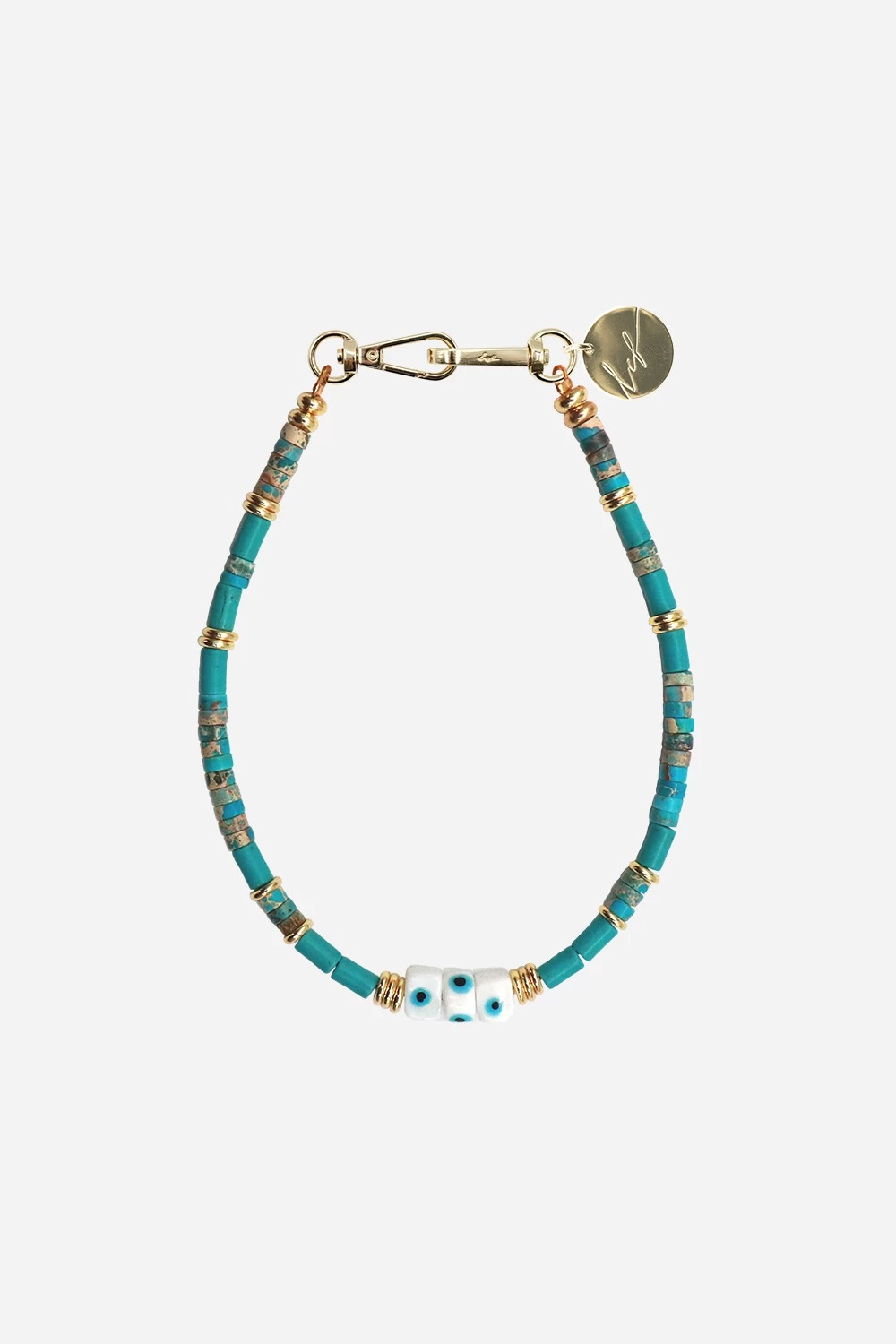 Bijoux Collier Kyra Turquoise 40 Cm