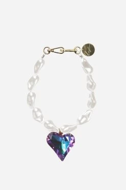 Bijoux Collier Ariel Blanc 40 Cm