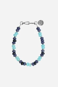 Bijoux Collier Abu Bleu 40 Cm